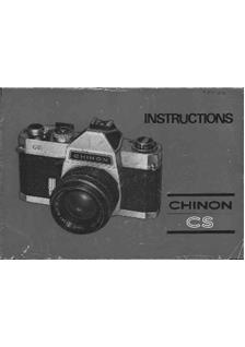 Chinon CS manual. Camera Instructions.